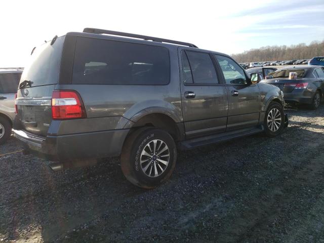 1FMJK1JT7FEF34407 - 2015 FORD EXPEDITION EL XLT GRAY photo 3