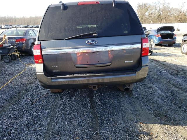 1FMJK1JT7FEF34407 - 2015 FORD EXPEDITION EL XLT GRAY photo 6