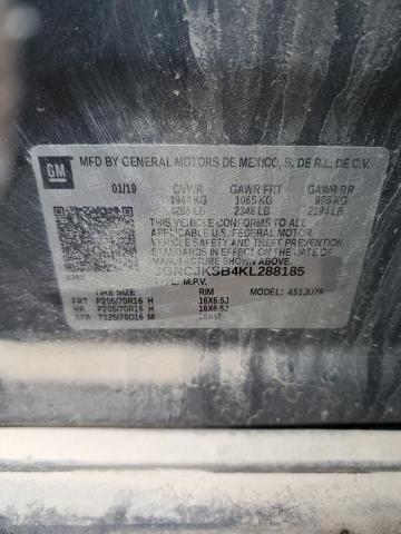 3GNCJKSB4KL288185 - 2019 CHEVROLET TRAX LS GRAY photo 13