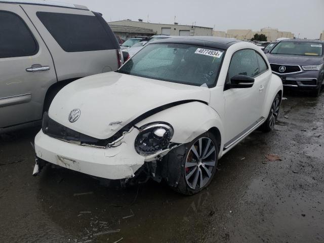 3VWVA7AT2DM608235 - 2013 VOLKSWAGEN BEETLE TURBO WHITE photo 1