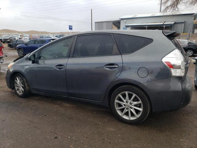 JTDZN3EU5C3125021 - 2012 TOYOTA PRIUS V GRAY photo 2