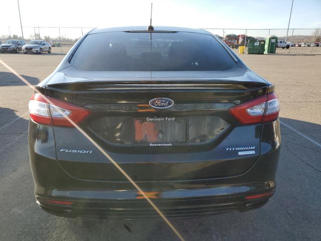 3FA6P0K98FR282341 - 2015 FORD FUSION TITANIUM BLACK photo 6