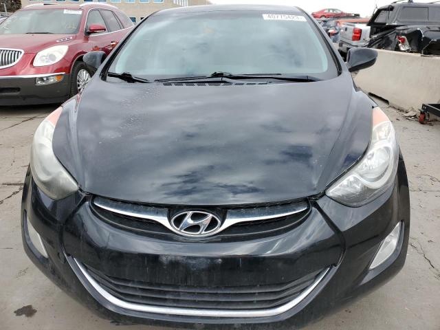 5NPDH4AEXCH104465 - 2012 HYUNDAI ELANTRA GLS BLACK photo 5