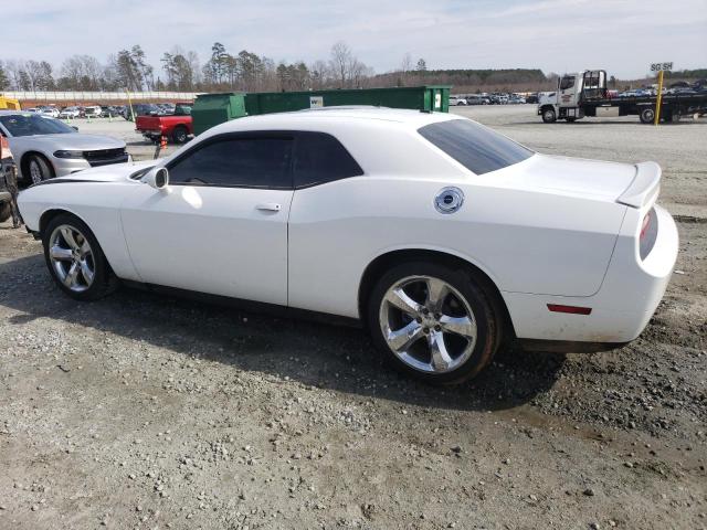 2C3CDYAG7CH254692 - 2012 DODGE CHALLENGER SXT WHITE photo 2