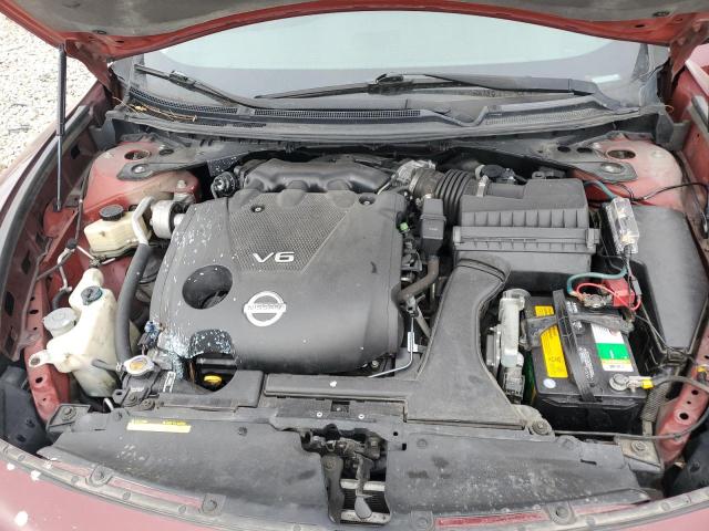 1N4AA5AP9AC823140 - 2010 NISSAN MAXIMA S BURGUNDY photo 11