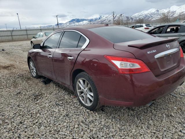 1N4AA5AP9AC823140 - 2010 NISSAN MAXIMA S BURGUNDY photo 2