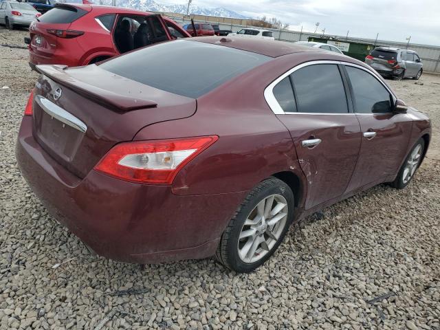 1N4AA5AP9AC823140 - 2010 NISSAN MAXIMA S BURGUNDY photo 3