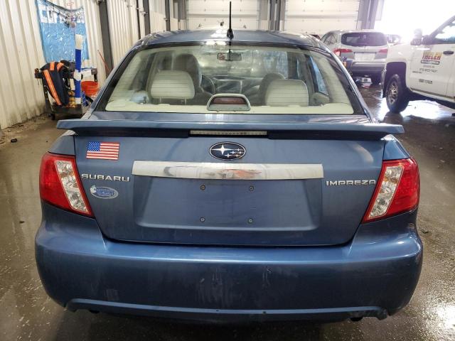 JF1GE61688H520780 - 2008 SUBARU IMPREZA 2.5I BLUE photo 6