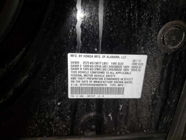 5FRYD4H55HB029276 - 2017 ACURA MDX TECHNOLOGY BLACK photo 13