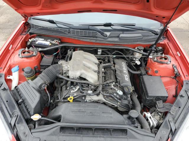 KMHHU6KH3AU023453 - 2010 HYUNDAI GENESIS CO 3.8L RED photo 11