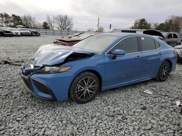 4T1T11AK8PU091422 - 2023 TOYOTA CAMRY SE NIGHT SHADE BLUE photo 1