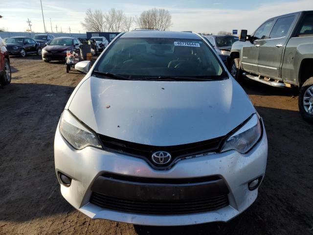 5YFBURHE2FP325247 - 2015 TOYOTA COROLLA L SILVER photo 5