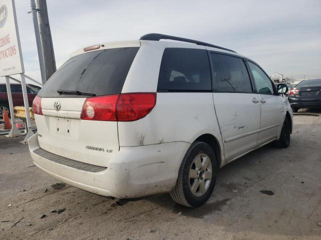 5TDZK23C28S105814 - 2008 TOYOTA SIENNA CE WHITE photo 3