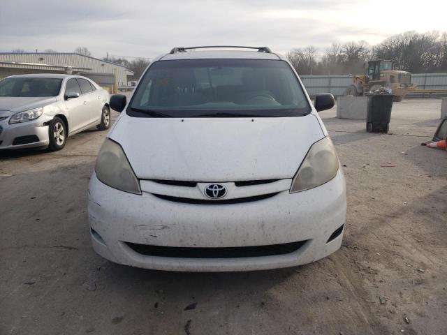 5TDZK23C28S105814 - 2008 TOYOTA SIENNA CE WHITE photo 5