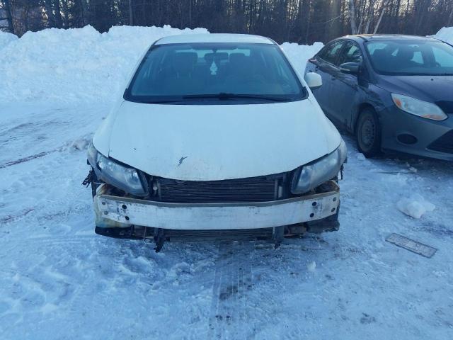 2HGFB2F40DH110351 - 2013 HONDA CIVIC LX WHITE photo 5