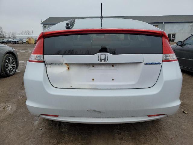 JHMZE2H70AS006083 - 2010 HONDA INSIGHT EX WHITE photo 6