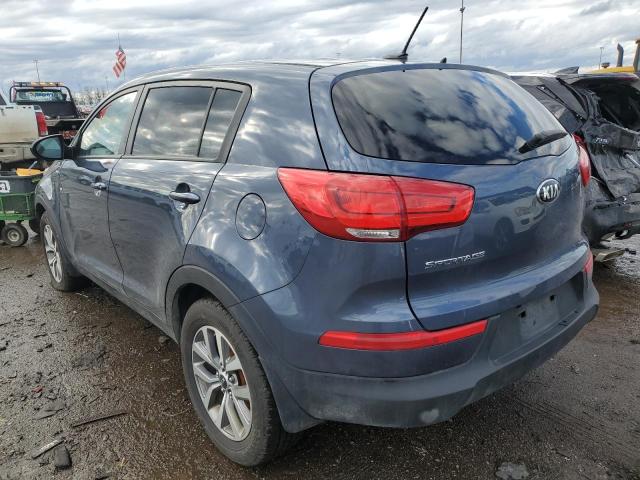 KNDPBCAC7F7776404 - 2015 KIA SPORTAGE L BLUE photo 2