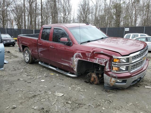 1GCVKREC5FZ227843 - 2015 CHEVROLET SILVERADO K1500 LT BURGUNDY photo 4