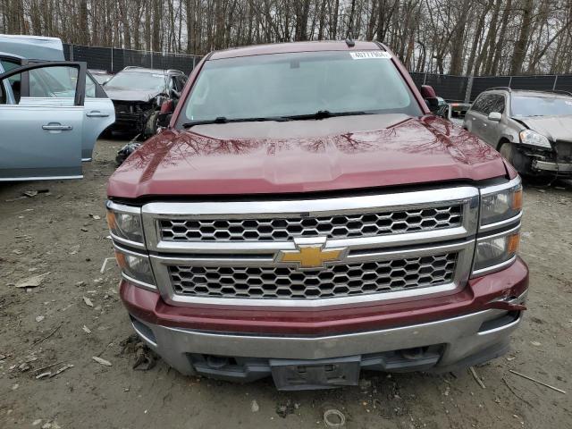 1GCVKREC5FZ227843 - 2015 CHEVROLET SILVERADO K1500 LT BURGUNDY photo 5