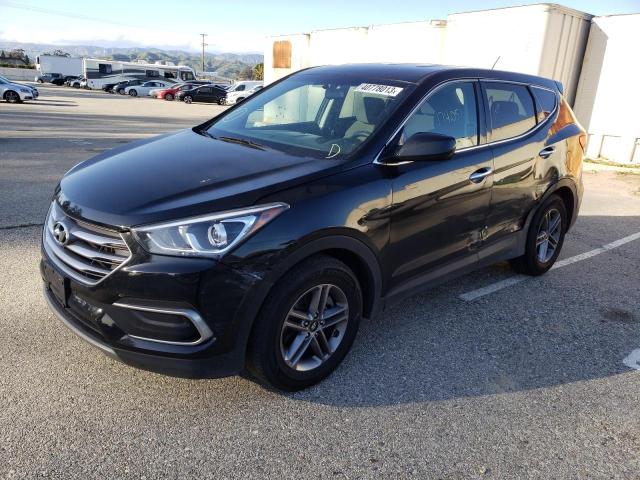 5NMZT3LB5JH067854 - 2018 HYUNDAI SANTA FE BLACK photo 1