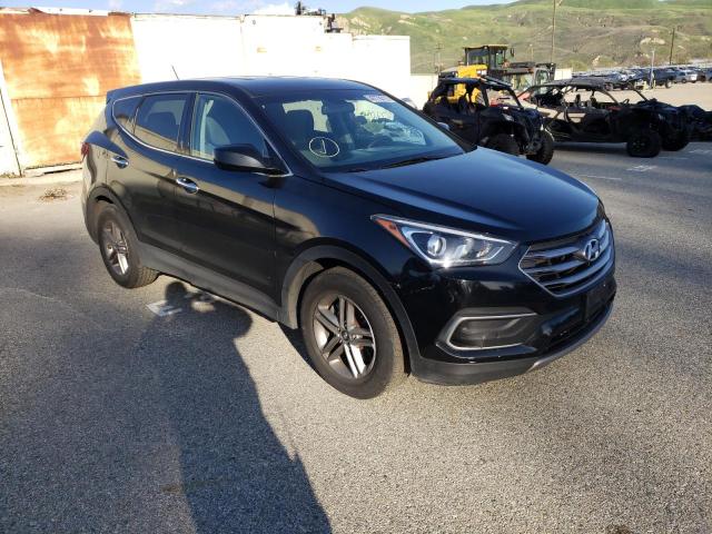 5NMZT3LB5JH067854 - 2018 HYUNDAI SANTA FE BLACK photo 4