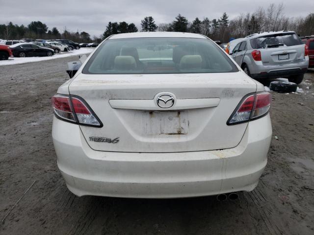 1YVHZ8CH4A5M13272 - 2010 MAZDA 6 I WHITE photo 6