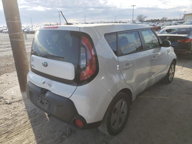 KNDJN2A23F7186036 - 2015 KIA SOUL WHITE photo 3