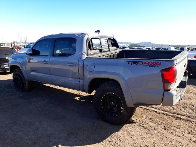 3TMCZ5AN7KM272412 - 2019 TOYOTA TACOMA DOUBLE CAB GRAY photo 2