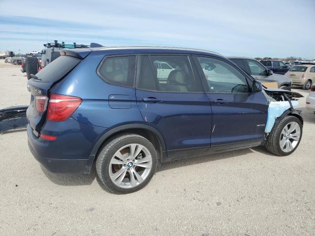 5UXWZ7C54G0R32016 - 2016 BMW X3 SDRIVE28I BLUE photo 3