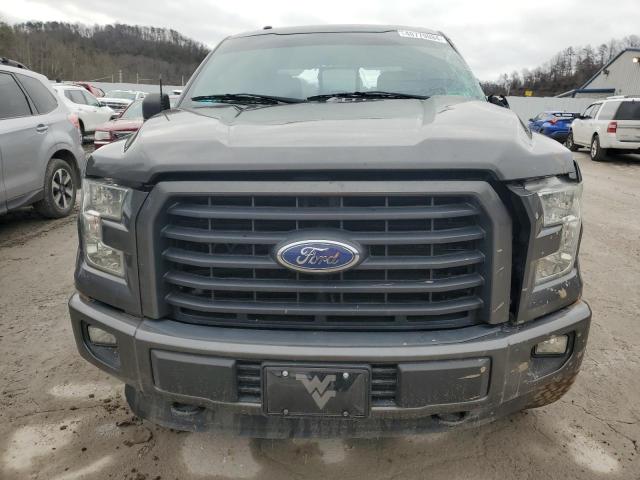 1FTEW1EF9FFC91093 - 2015 FORD F150 SUPERCREW GRAY photo 5