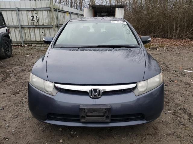 JHMFA36256S016403 - 2006 HONDA CIVIC HYBRID BLUE photo 5