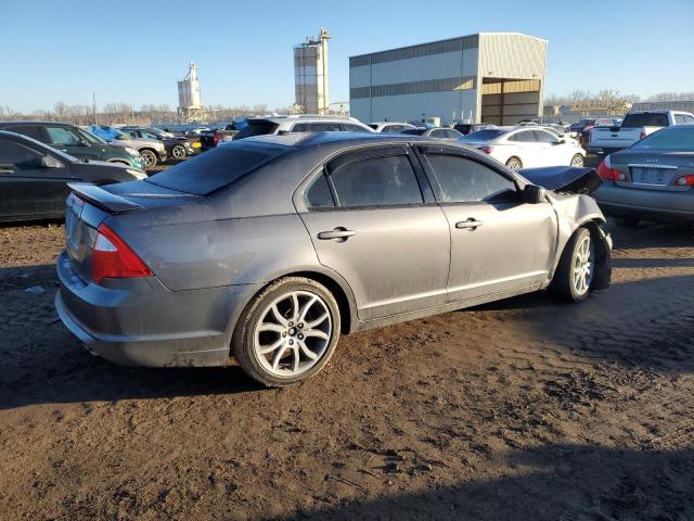 3FAHP0HA5AR328839 - 2010 FORD FUSION SE GRAY photo 3