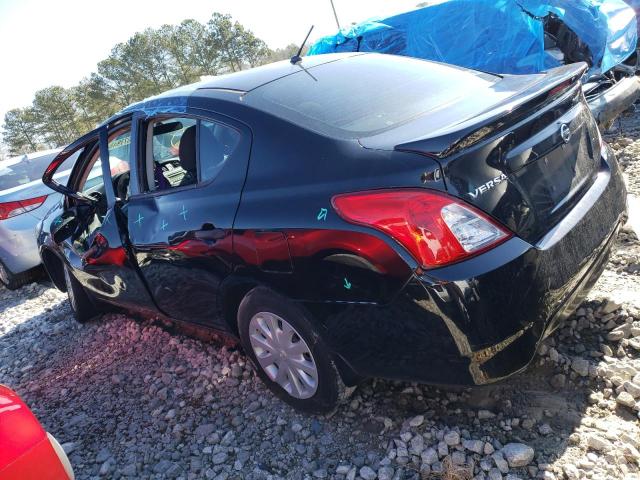 3N1CN7APXJL806664 - 2018 NISSAN VERSA S BLACK photo 2