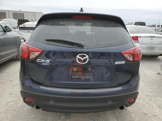 JM3KE4CY6F0478801 - 2015 MAZDA CX-5 TOURING BLUE photo 6