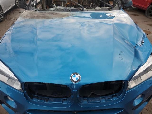 5YMKT6C54J0X21036 - 2018 BMW X5 M BLUE photo 12