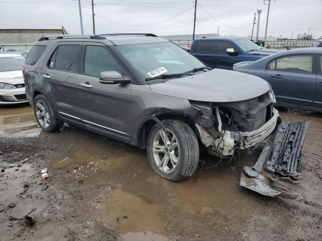 1FMHK8F8XCGA05299 - 2012 FORD EXPLORER LIMITED SILVER photo 4