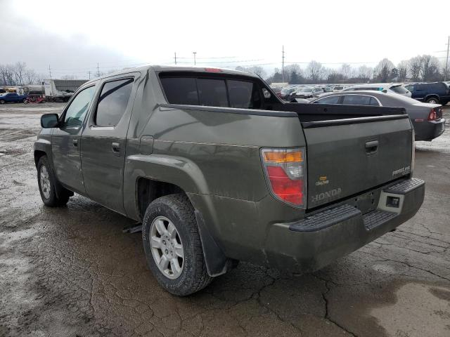 2HJYK16566H509080 - 2006 HONDA RIDGELINE RTL GREEN photo 2