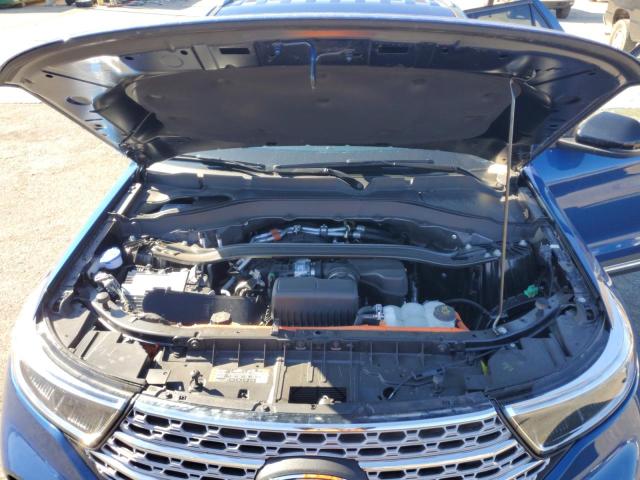 1FM5K7FW4NNA10055 - 2022 FORD EXPLORER LIMITED BLUE photo 11