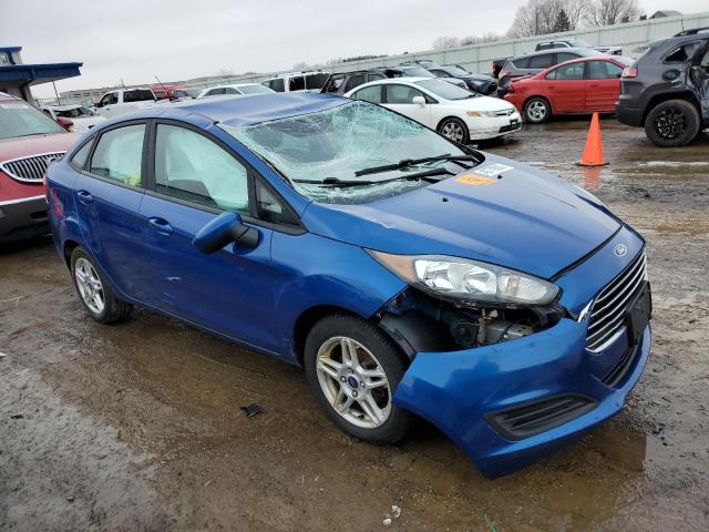 3FADP4BJ8KM162099 - 2019 FORD FIESTA SE BLUE photo 4