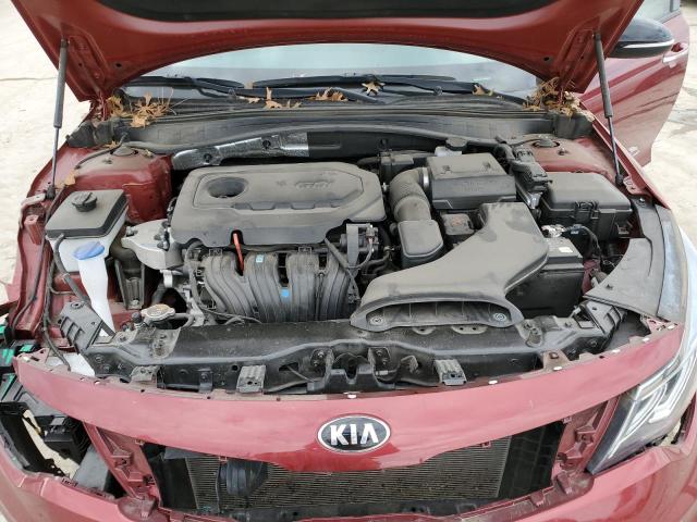 5XXGT4L31LG432098 - 2020 KIA OPTIMA LX RED photo 11