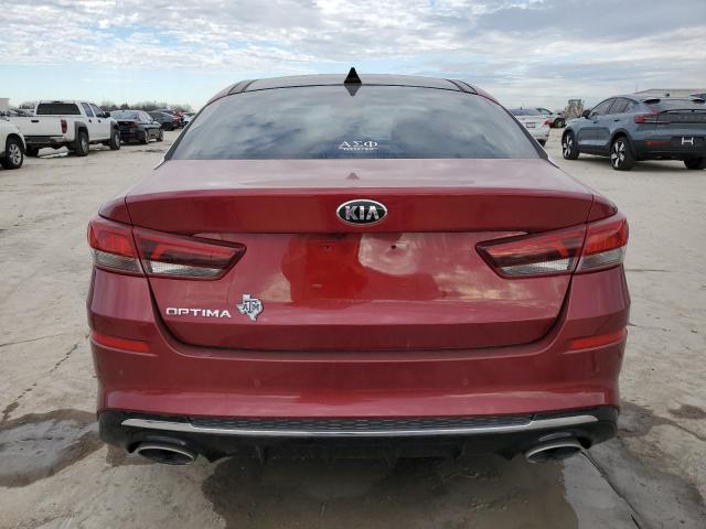 5XXGT4L31LG432098 - 2020 KIA OPTIMA LX RED photo 6