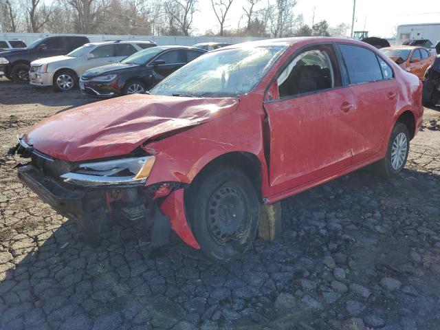 3VW2K7AJ1FM290769 - 2015 VOLKSWAGEN JETTA BASE RED photo 1