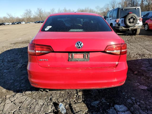 3VW2K7AJ1FM290769 - 2015 VOLKSWAGEN JETTA BASE RED photo 6