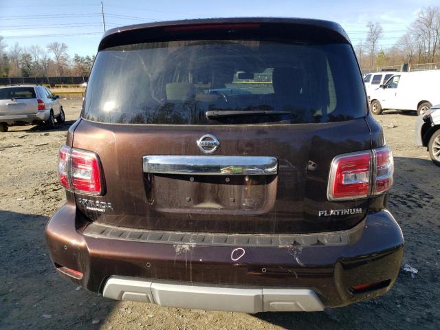 JN8AY2NE4J9731979 - 2018 NISSAN ARMADA PLATINUM BROWN photo 6