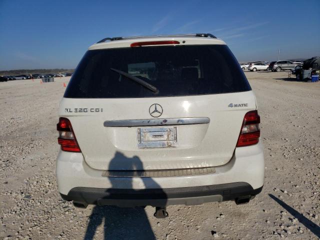 4JGBB22E48A367072 - 2008 MERCEDES-BENZ ML 320 CDI WHITE photo 6