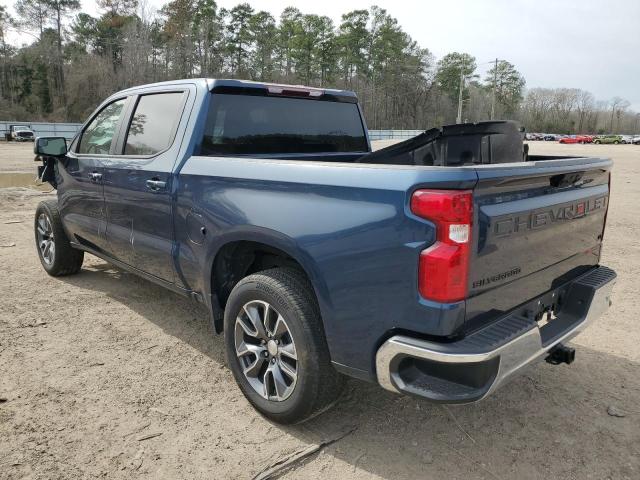 3GCPACET5NG532119 - 2022 CHEVROLET SILVERADO C1500 LT BLUE photo 2