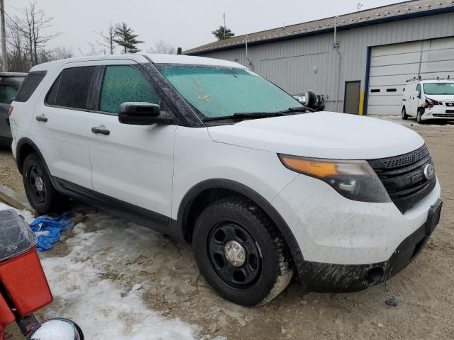 1FM5K8ARXEGC26729 - 2014 FORD EXPLORER POLICE INTERCEPTOR Սպիտակ լուսանկար 4