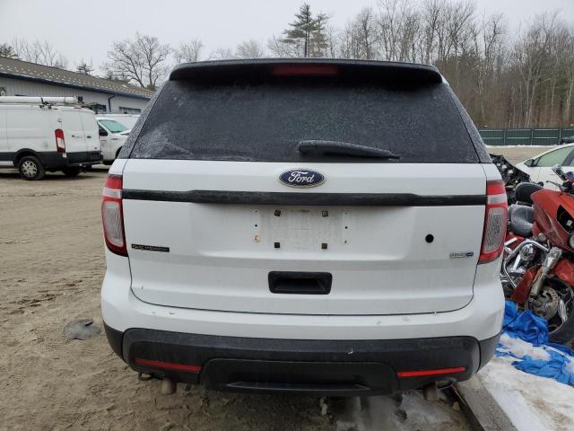 1FM5K8ARXEGC26729 - 2014 FORD EXPLORER POLICE INTERCEPTOR Սպիտակ լուսանկար 6
