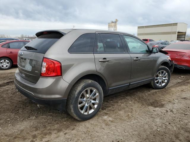 2FMDK3JC0DBA82799 - 2013 FORD EDGE SEL CHARCOAL photo 3