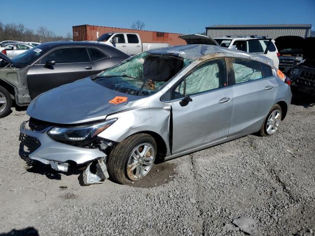 3G1BE6SM3JS607462 - 2018 CHEVROLET CRUZE LT SILVER photo 1